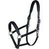 Kožená ohlávka Waldhausen Classy S-Line (Velikost COB, Barva black/silver)