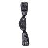 Drezurní kožený anatomicky tvarovaný podbřišník Elastik (Velikost 50 cm, Barva black)
