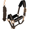 Ohlávka s teddy beránkem Phoenix (Velikost COB, Barva black)