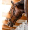 Provazová ohlávka s pohyblivým kroužkem Waldhausen (Velikost PONY, Barva black)