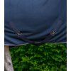Odpocovací fleece deka s křížovým zapínáním Waldhausen (Velikost 115 cm, Barva black)