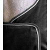 Fleece odpocovací deka ECONOMIC, vhodná jako sponzorská pro výšivky (Velikost 125 cm, Barva black)