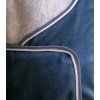 Fleece odpocovací deka ECONOMIC, vhodná jako sponzorská pro výšivky (Velikost 125 cm, Barva black)