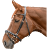 Kožená uzdečka Rose Gold Star Waldhausen (Velikost PONY, Barva black)