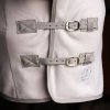 Fleece deka s krkem a křížovým zapínáním Imperial Riding Fundamental, Taupe