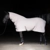 Fleece deka s krkem a křížovým zapínáním Imperial Riding Fundamental, Taupe
