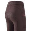 Zimní jezdecké legíny IRHTeddy FullGrip, Chocolate