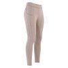 Zimní jezdecké legíny IRHTeddy FullGrip, Taupe